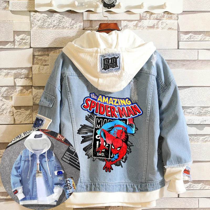 Veste en Jean Spiderman